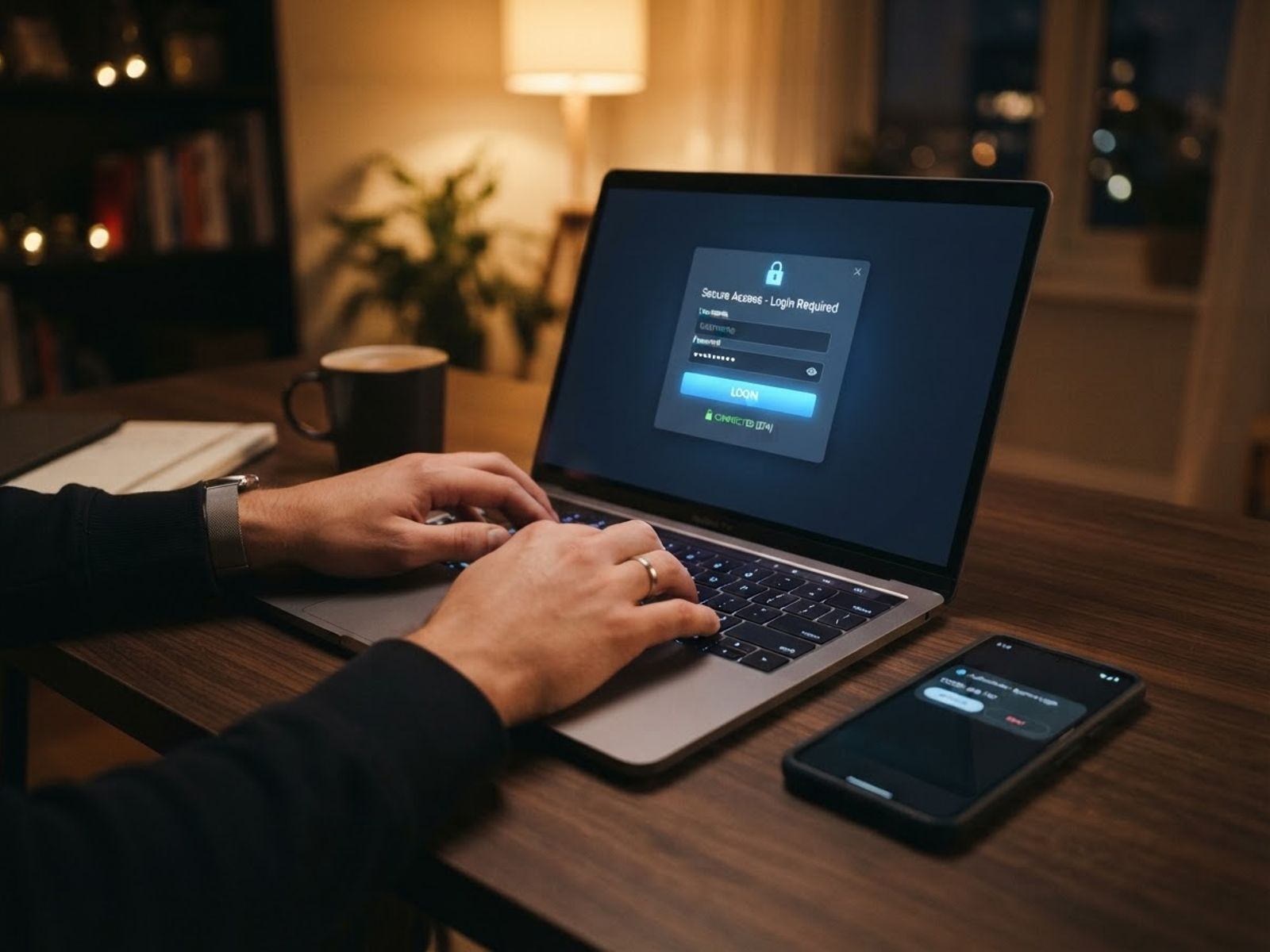 Joueur se connectant à son compte Aphrodite casino sur un ordinateur portable