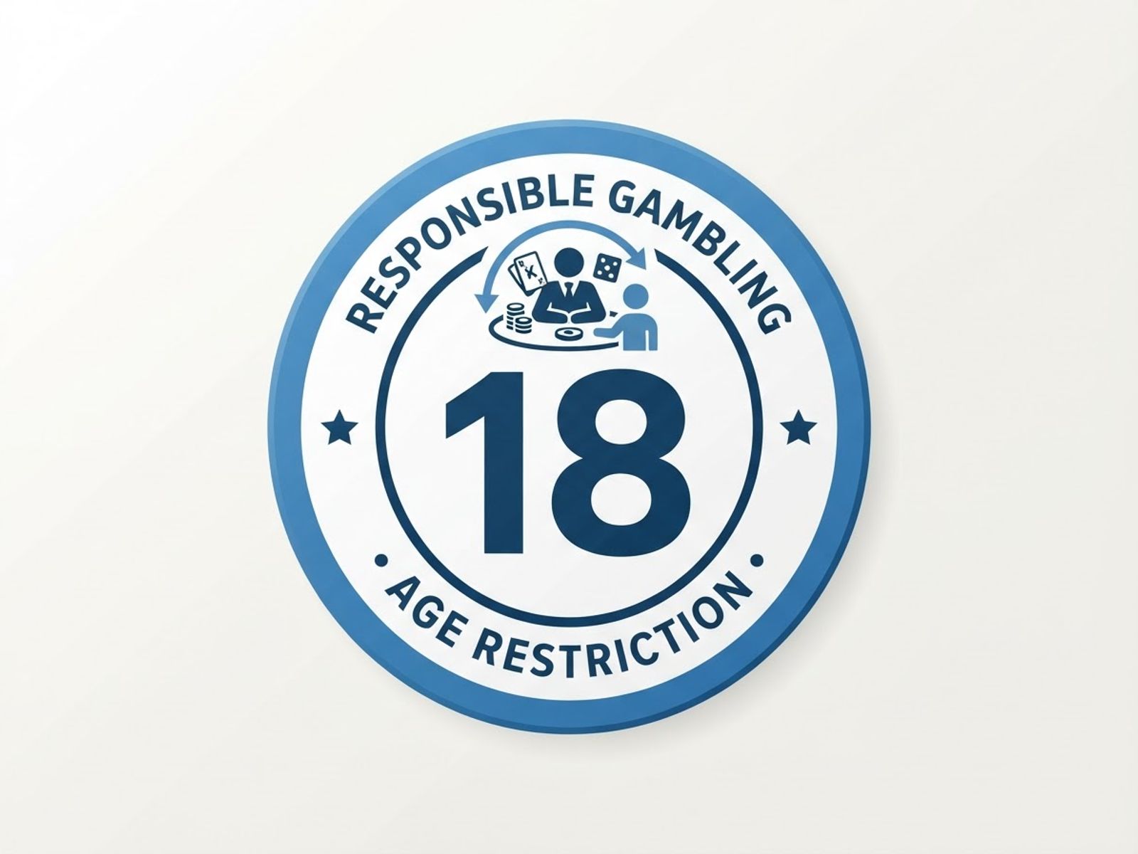 Badge jeu responsable 18 plus